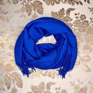 👑✨ Pashmina Royal Blue Wrap / Shawl / Scarf ✨👑